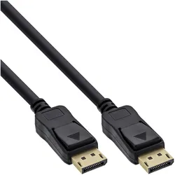 InLine 14er Bulk-Pack  DisplayPort Kabel, 4K2K, schwarz, vergoldete Kontakte, 5m (5 m), Videokabel, Schwarz