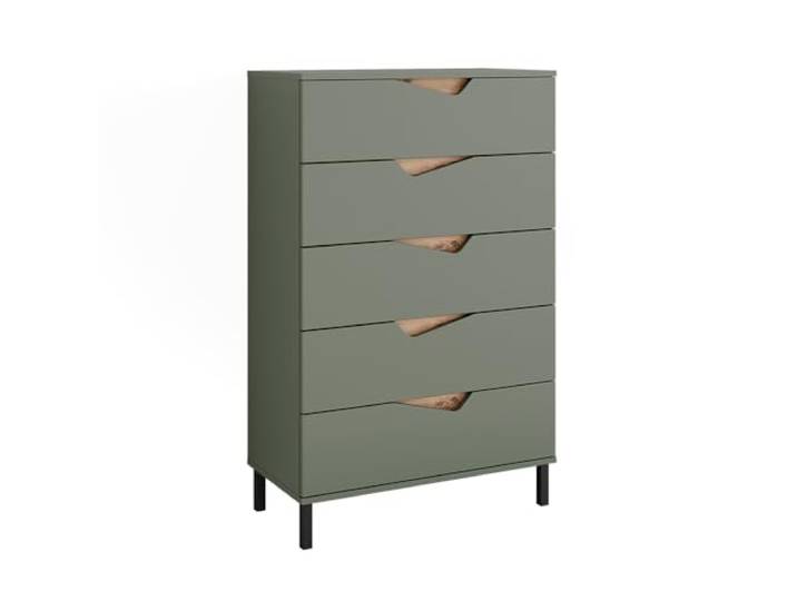 Vicco Kommode Marelle, Grün/Artisan, 76 x 120 cm mit 5 Schubladen, geeignet zur Aufbewahrung von Kleidung und Alltagsgegenständen