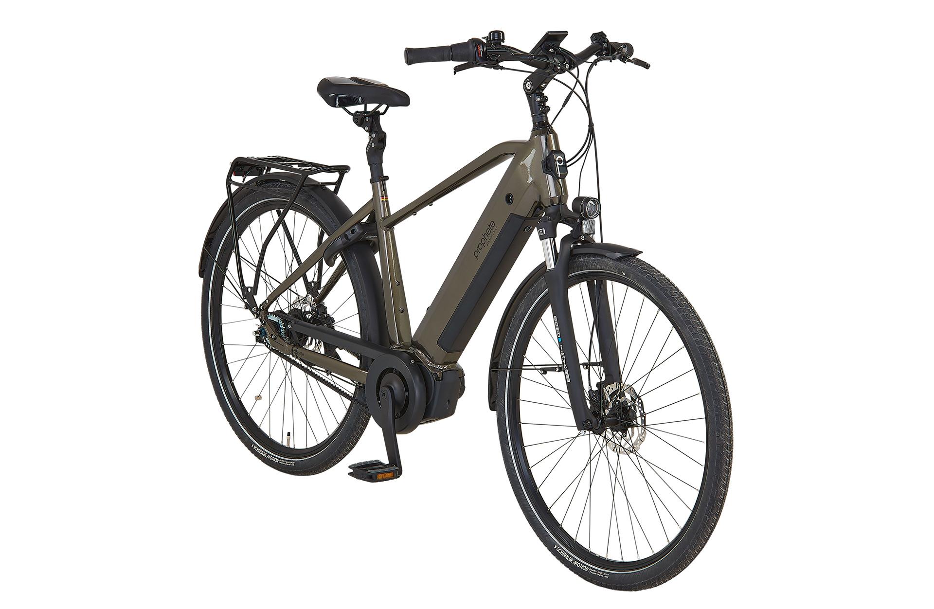 PROPHETE GENIESSER 5.9 Herren City E-Bike 28" Limited - AEG ComfortDrive II Mittelmotor 70 Nm - 600 Wh Akku bis 170 km - Riemenantrieb
