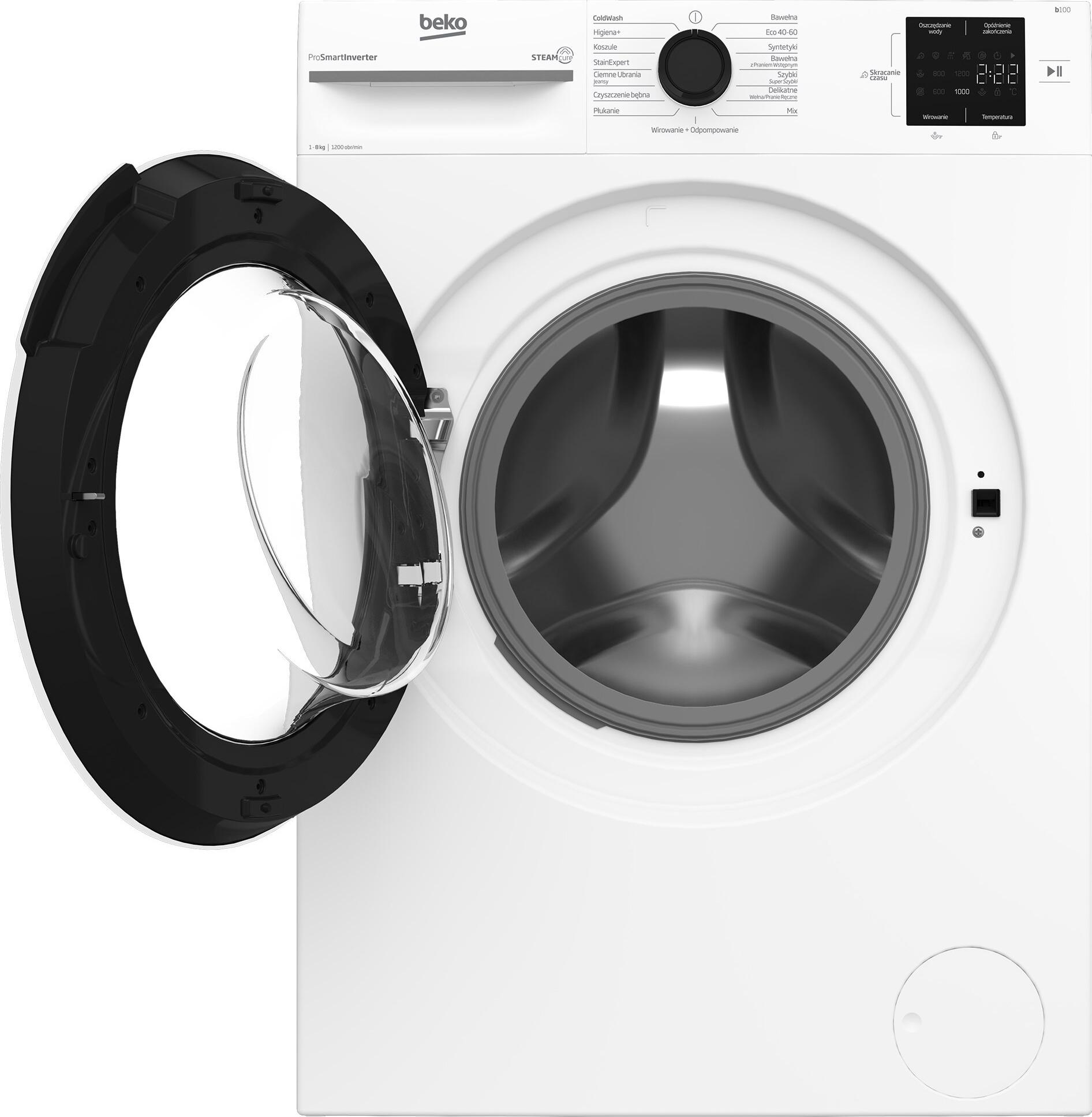 Beko Bm1wfu38225ww Frontlader Waschmaschine 8 kg / EU Plug 8 kg