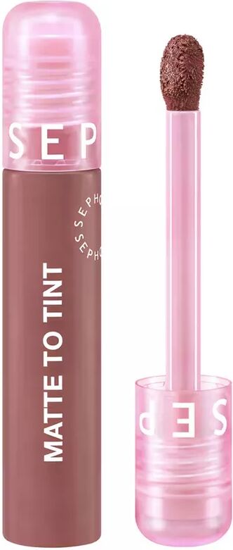 SEPHORA - Matte To Tint - Matter weichzeichnender Lip Tint, 6 ml,  Mulled red