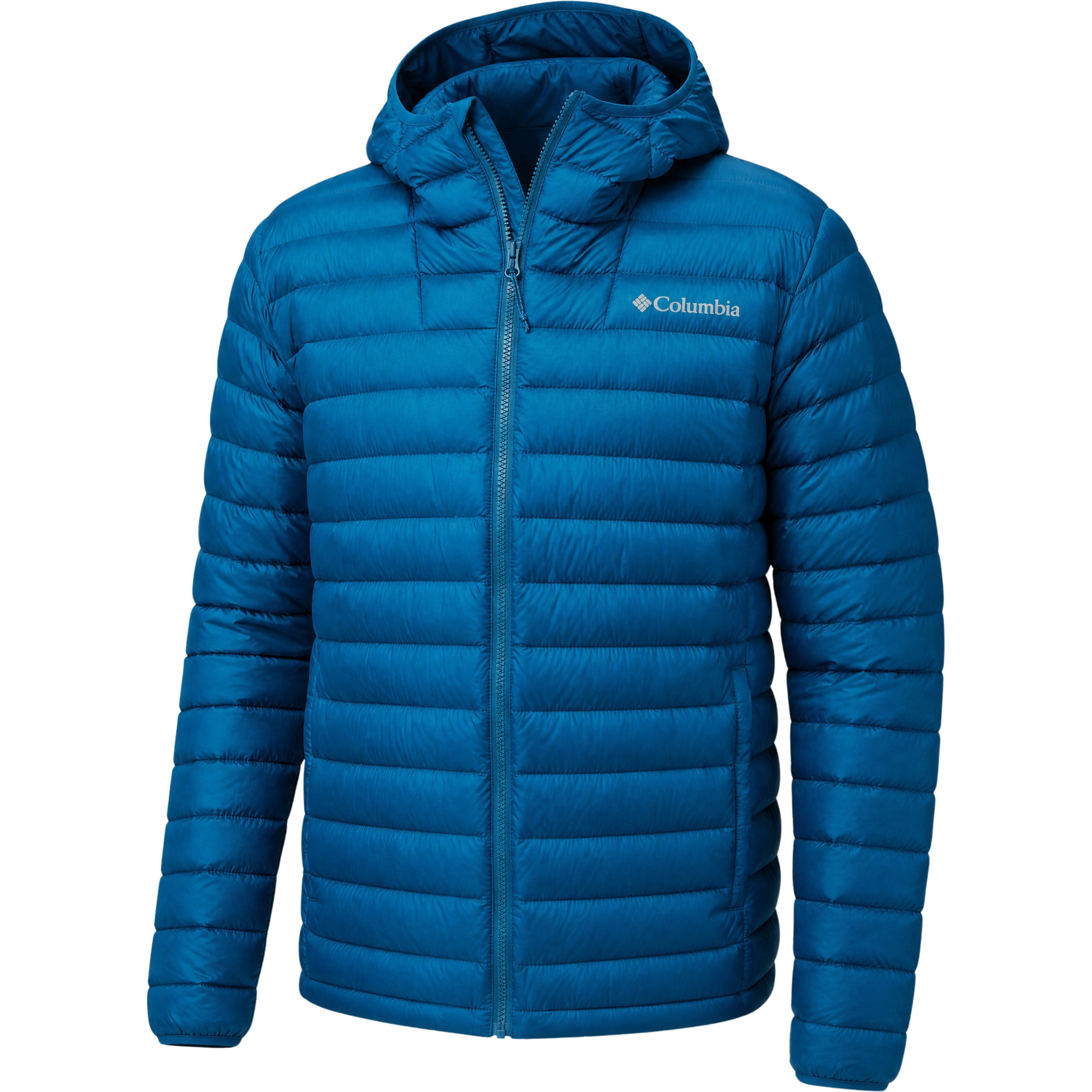 Columbia Corelite Down Herren Isolationsjacke blau Größe XXL Trekking Klein verpackbar
