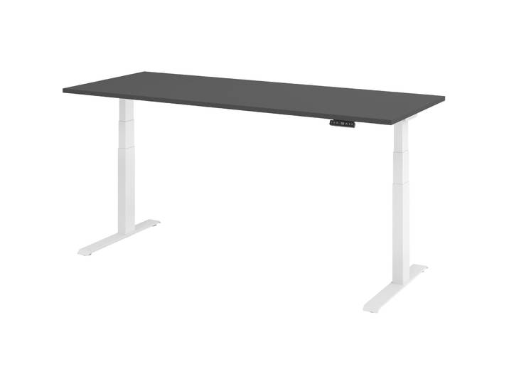 Schreibtisch Office basic Graphit elektrische Höhenverstellung 200 x 80 cm - Schreibtisch