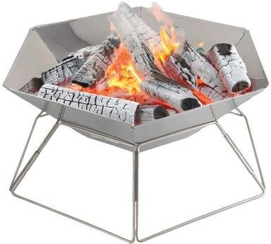 Brentwood "20"" Portable Stainless Steel Folding Charcoal BBQ Grill with Carry Bag"