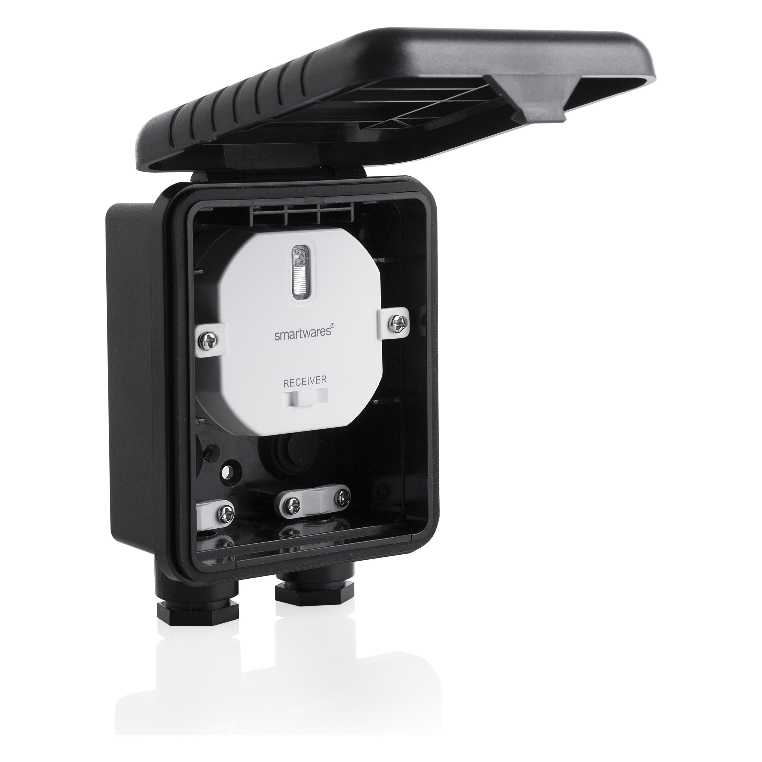 Smartwares Einbauschalter mit Anschlussdose - Plug & Connect - 1000 W (SH4-90451)