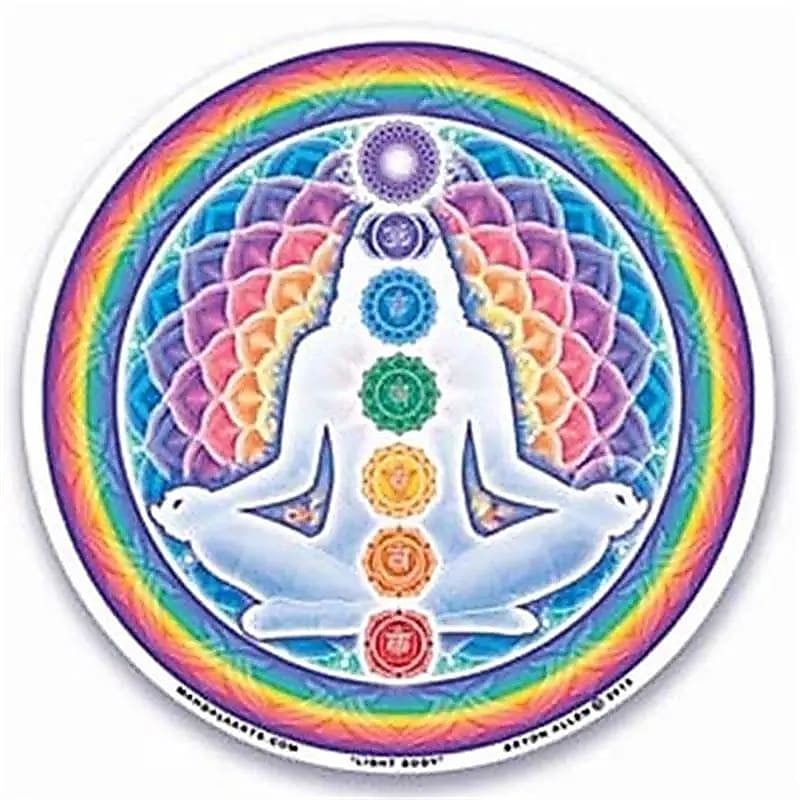 Bahadra Raamsticker Light Body set van 4 stuks - 10,5 cm