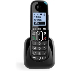 amplicom BigTel 1582, Telefon, Schwarz