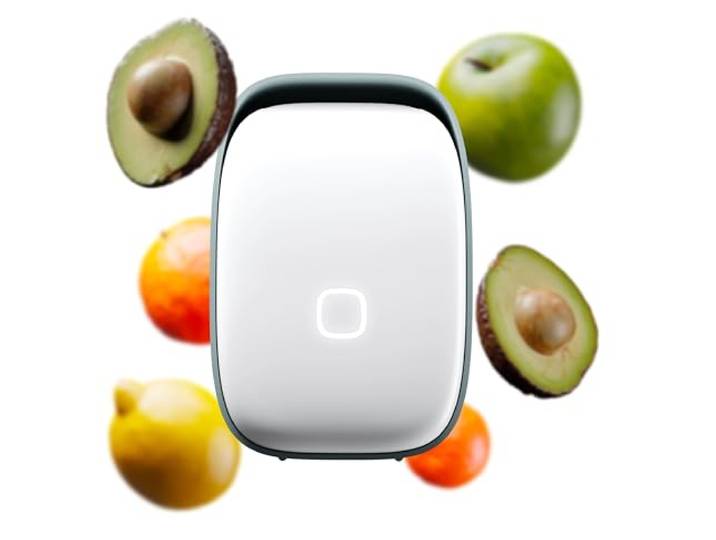 VITESY SHELFY NEUES Smart-Device für den Kühlschrank Weiß Matt Hält Lebensmittel länger frisch & reduziert Food Waste Neutralisiert Gerüche IoT-Technologie Photokatalytischer Filter