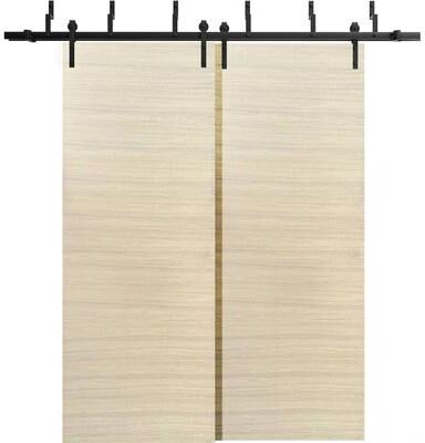 SARTODOORS Planum 0010 Natural Veneer Wood Barn Bypass Doors