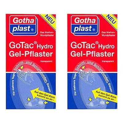 Gotac HydroGel-Pflaster 2 Größen 2x 2x8 St Pflaster