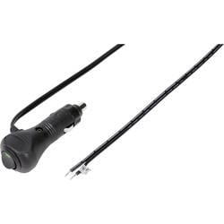 TRU COMPONENTS Kfz-Stecker inkl. Kabel Belastbarkeit Strom max.=10 A 12 V/DC 548045
