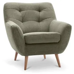 Exxpo by Gala Sessel Scandi Cord Grün Olive