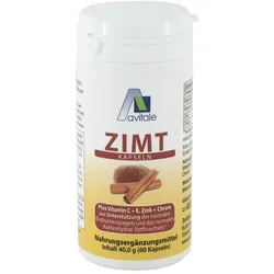 Zimtkapseln 500mg + Vit. C+e 60 ST
