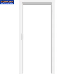 Hörmann ProLine Holz-Zimmertür-Umfassungszarge stumpf - Duradecor glatt  RAL 9016 Verkehrsweiß seidenmatt 120 mm DIN Rechts 834 mm (Nennmaß = 860 mm) 2097 mm (Nennmaß = 2110 mm)