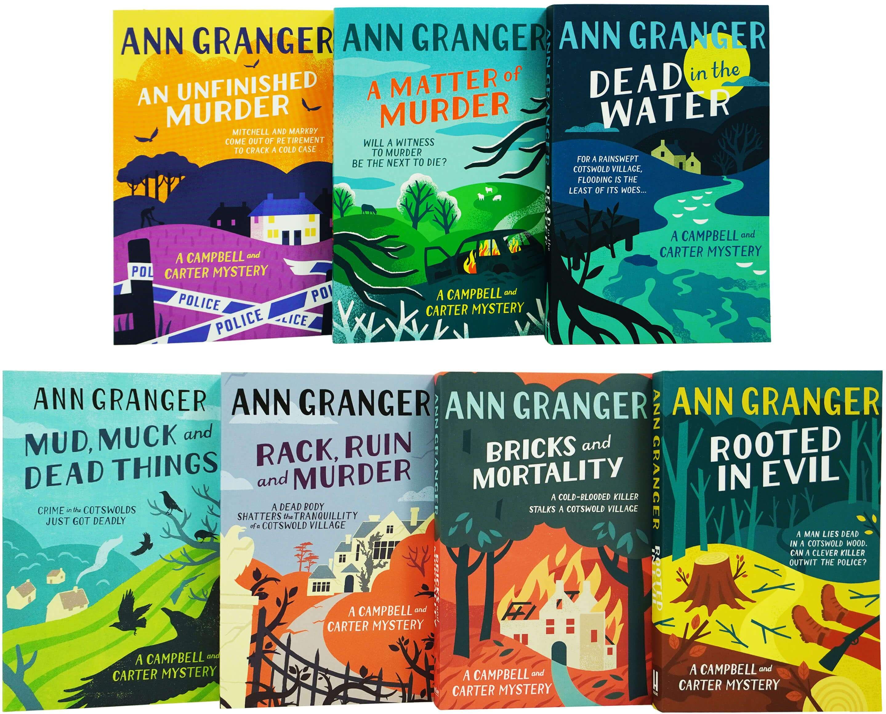 A Campbell and Carter Mystery Series by Ann Granger: 7 Books Collection Set - Fiction - Paperback Headline Publishing Group