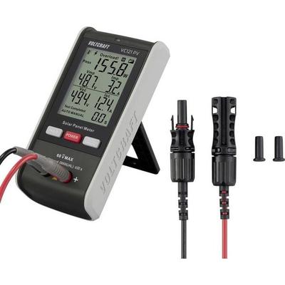 VOLTCRAFT VC121 PV Solar-Panel-Messgerät bis 800W Anzeige Strom Spannung Leistung Kurzschluss