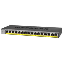 Netgear GS116LP 16-Port Gigabit PoE+ 76W Unmanaged Switch