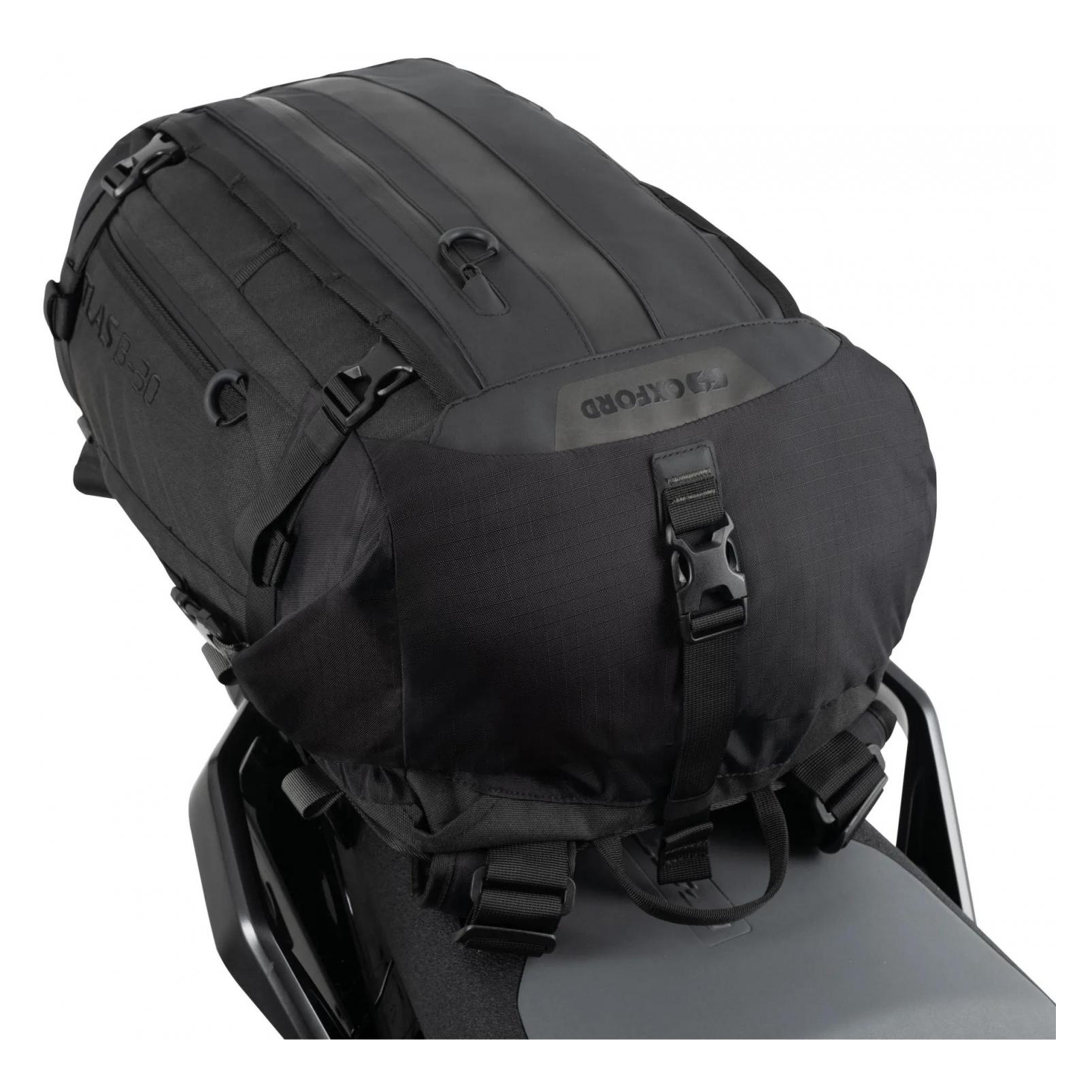 Oxford Unisex Atlas B-30 Advanced Rucksack Motorradgepäck, Charcoal/schwarz, 30L (30 l) (OL00402)