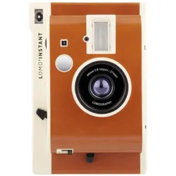Lomography Instant Mini Sanremo, Sofortbildkamera, Braun, Weiss