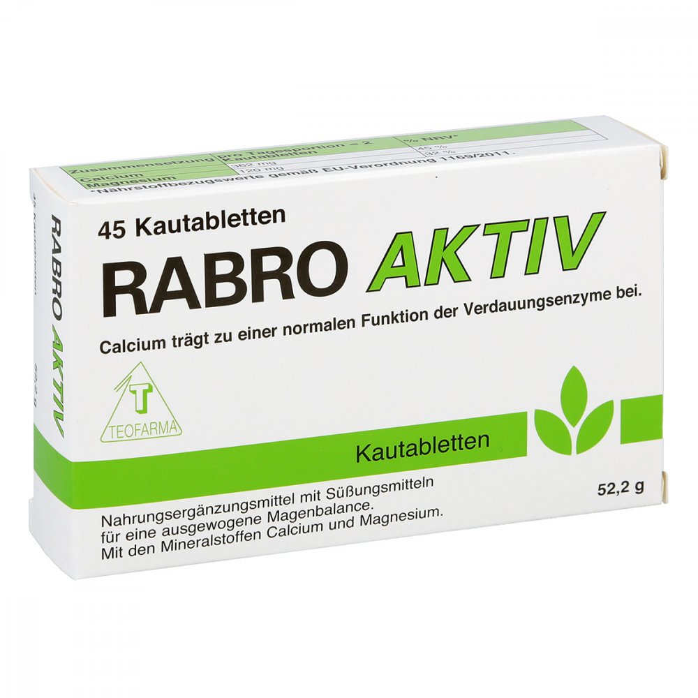Teofarma s.r.l. Rabro Aktiv Kautabletten 12366841