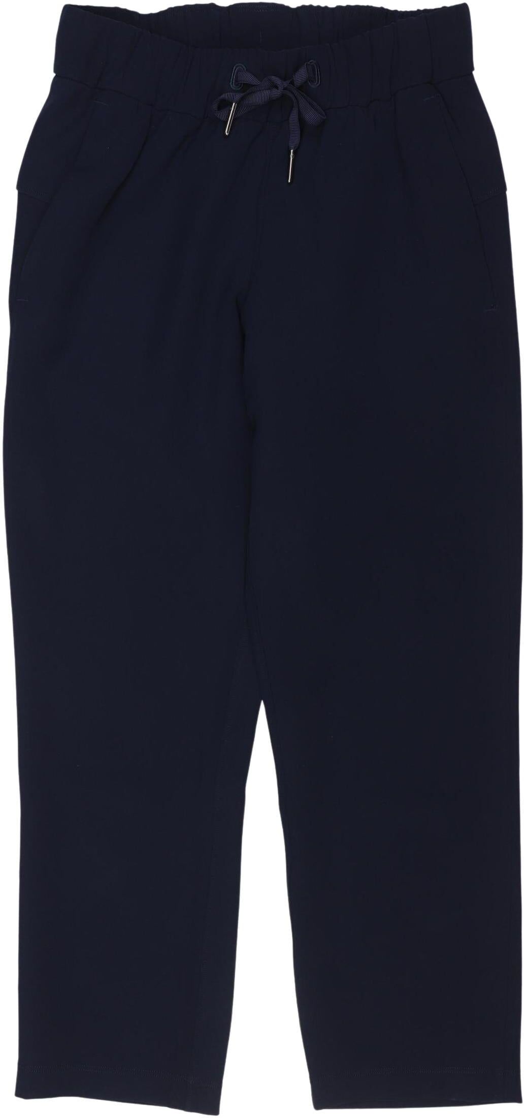 Lululemon Damen Stoffhose, Marineblau, Gr. W24, Synthetik - Second Hand