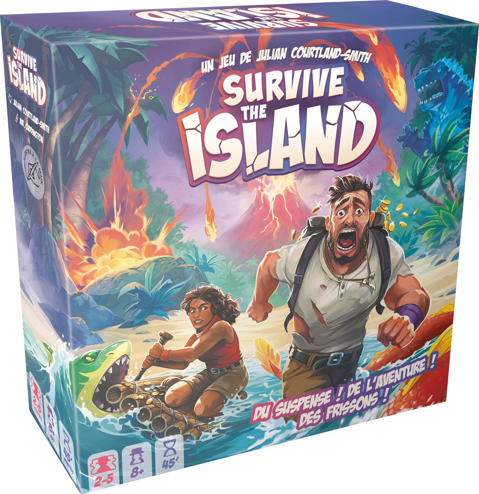 Asmodee Survive The Island Bordspel voor Families vanaf 8 jaar