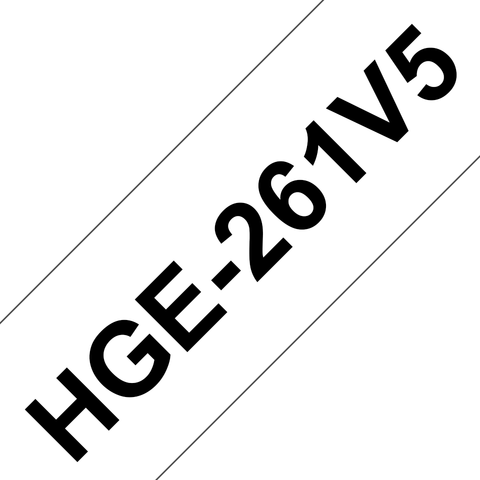 Brother HGe-261V5 Schriftband-Multipack 5x High-Grade 36mm x 8m
