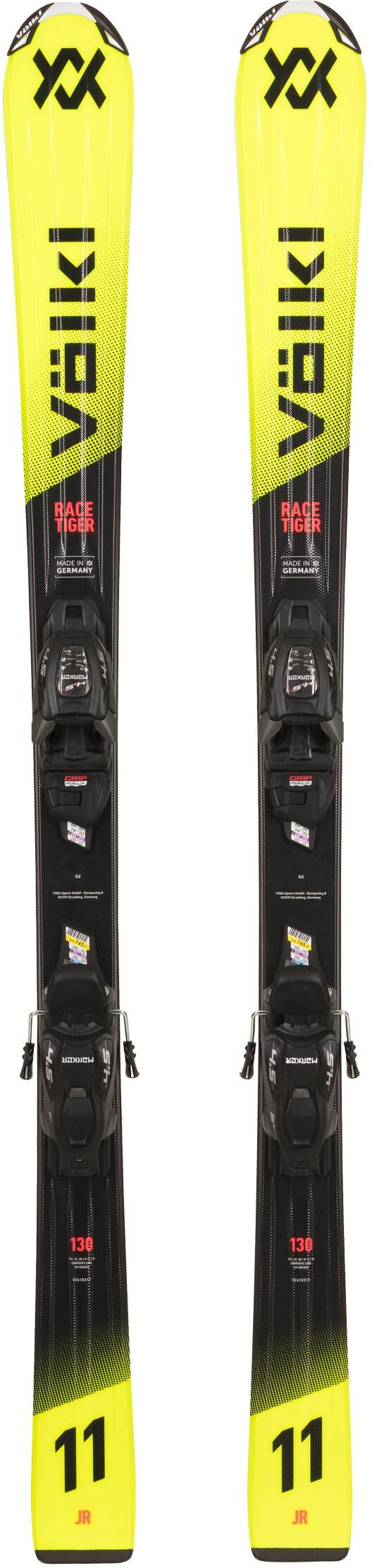 Volkl  - Pack Ski Racetiger Jr Yellow Vmotion - 150 + 7.0 Vmotion Jr Black - Ski