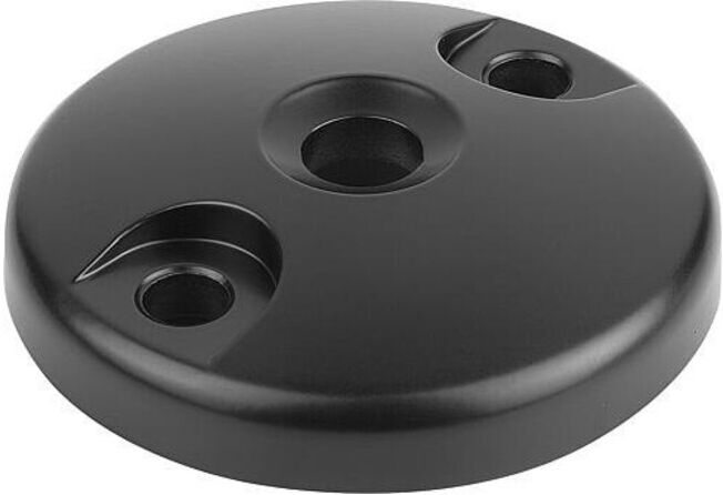 KIPP Plateau Forme C Zinc Ø 100 mm (K0425.31001)