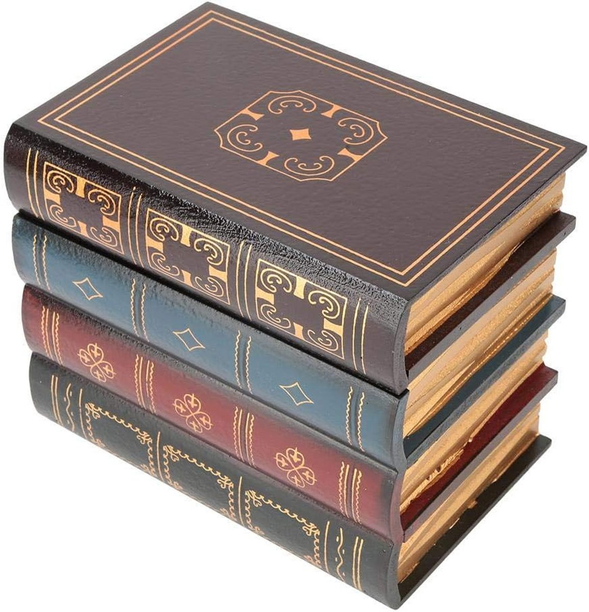 Decoratief Nepboek met Vintage Stijl Opbergdoos voor Plank en Fotografie