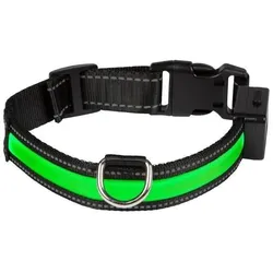 Num'axes Num#39axes Leuchtendes Halsband rot - Grösse L (L, Hund, Hundesport), Halsband + Leine