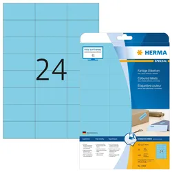 HERMA Etiketten SPECIAL 70,0 x 37,0 mm, blau