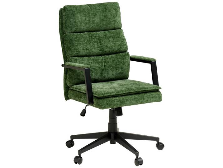 Livetastic Chefsessel, Grün, Metall, Kunststoff, Textil, Drehkreuz, 58x110-120x62 cm, inklusive Armlehnen, Büromöbel, Bürostühle, Chefsessel
