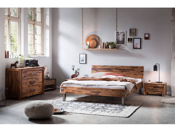 Anschlagwinkel HASENA Case , grau (04, used), Anschlagwinkel, Anschlagwinkel, Dekorativer Winkel zur Montage am Bettrahmen
