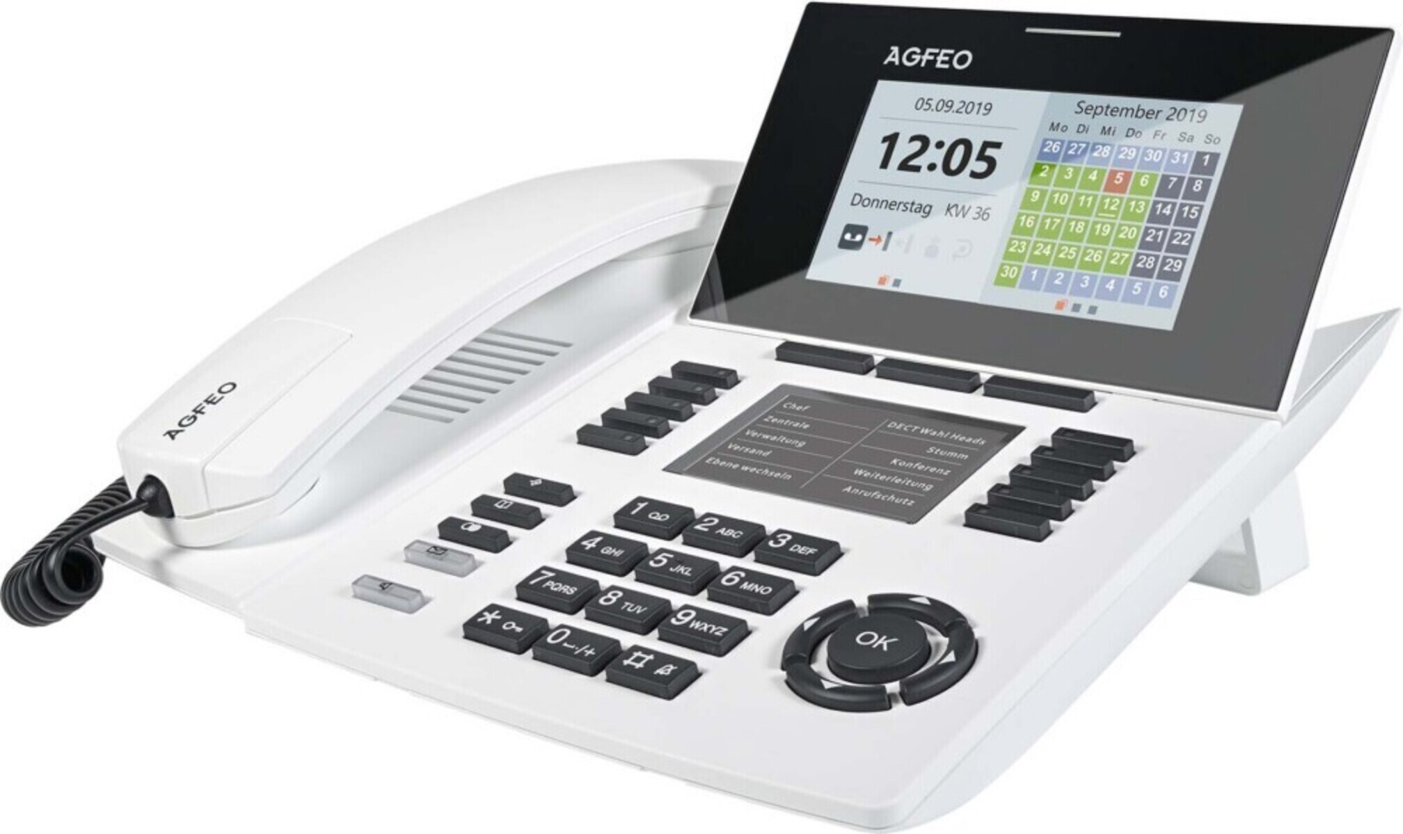 AGFEO ST 56 IP SENSORfon - VoIP-Telefon - weiß