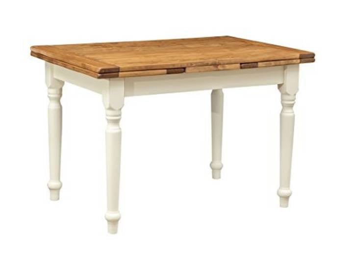 Biscottini Esstisch ausziehbar Made in Italy 120x80 cm Esstisch Holz massiv Küchentisch ausziehbar