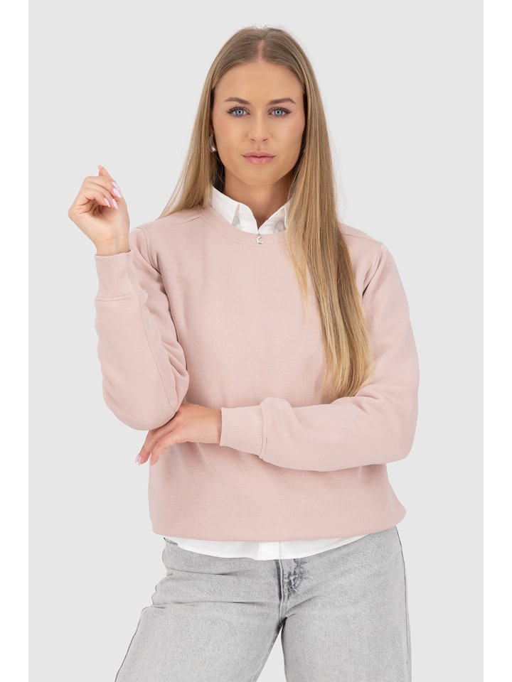 alife and kickin Sweatshirt in Rosa - S