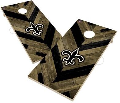 Skip's Garage New Orleans Saints NFL Cornhole Board Set