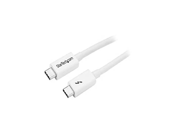 StarTech.com Thunderbolt 3 USB-C kabel - 20Gbps - Thunderbolt, USB en DisplayPort compatibel - 1m - wit