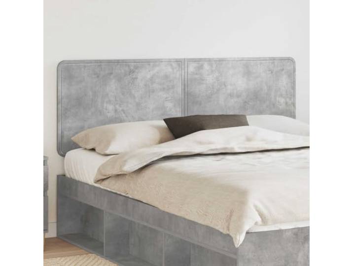 RJPLMFV Kopfteil Beton, Grau Rechteckig, modernes Design, saubere Verarbeitung, einfache Pflege, Montage für 2 Personen