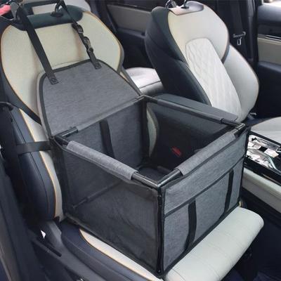 Uplift Essentials Travel Dog Car Seat Carrier Waterproof Pet Hammock dark Gray