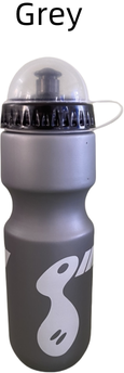 Cozy Casa Charm Elite Cycling Water Bottle Leakproof & BPA Free Bike Bottle For MTB And Road grey