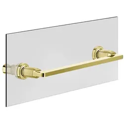 Gessi Inciso Handtuchhalter 300 mm, Montage an Glaswand, 58613246, Farbe: Gold PVD