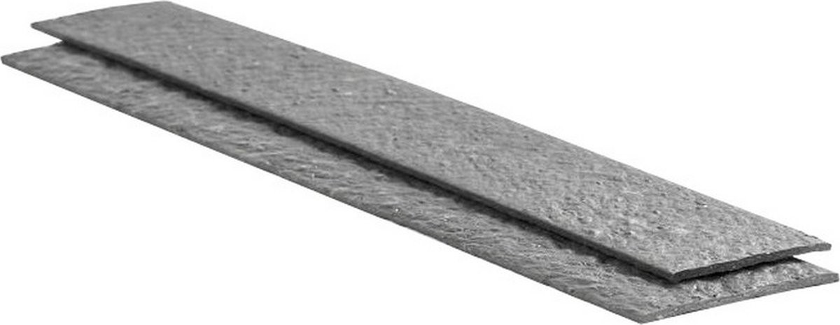 Talen Tools Ecolat Tuinafboording Borderrand Grijs 100% gerecycled 1.2 meter 4 stuks