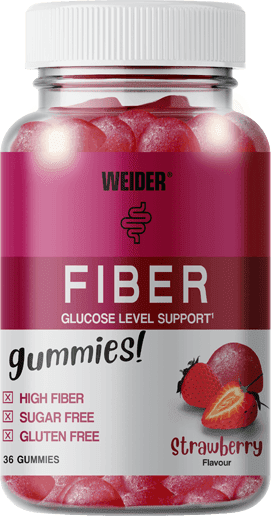 Weider Gummiy Fiber Strawberry 60 Gummies