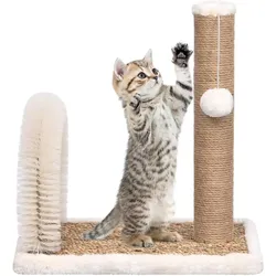 vidaXL Tori (42 cm, Braun, Weiss), Katzenbaum