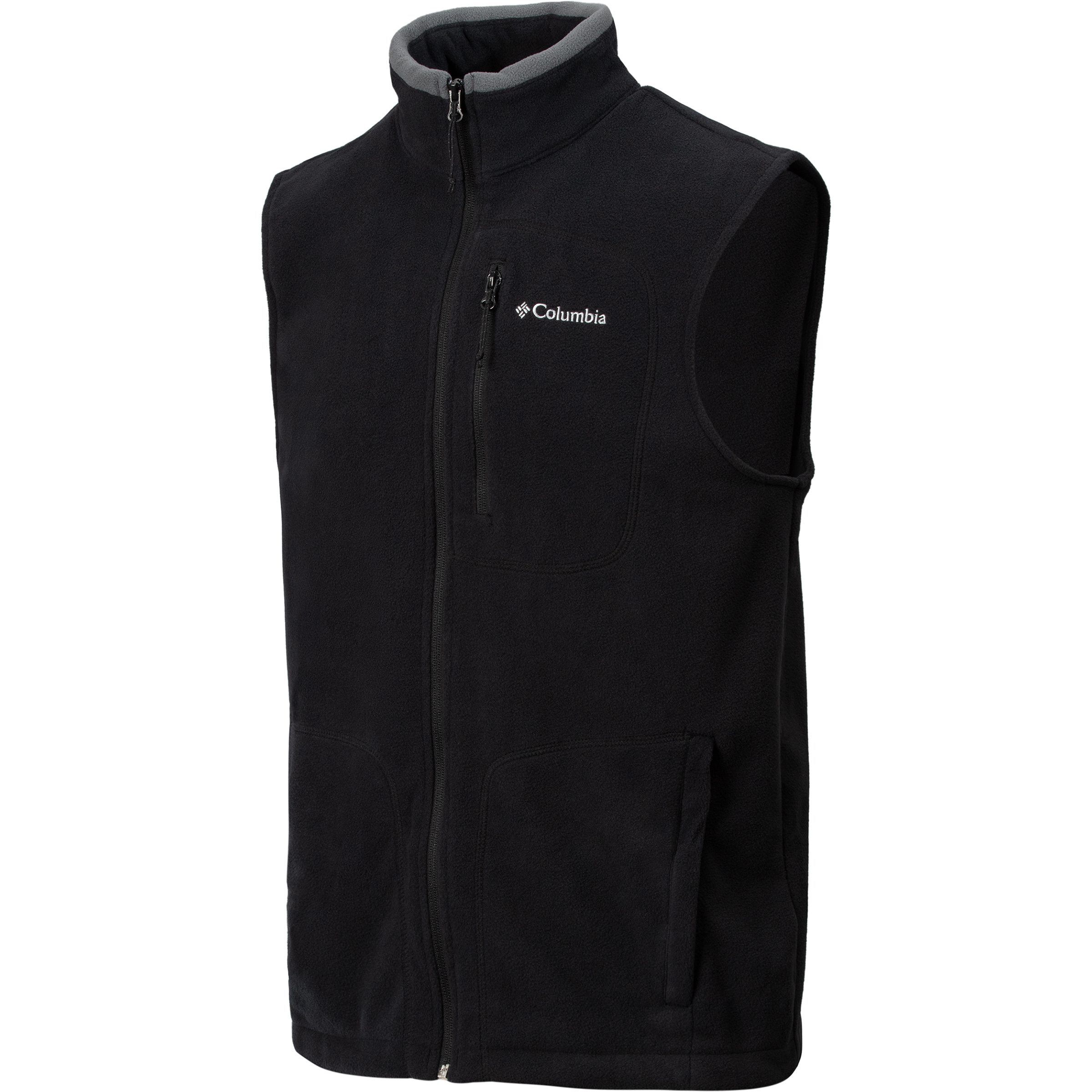 Columbia Fast Trek Fleece Weste Herren Fleecewesten schwarz Größe XL Camping