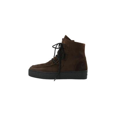 Stiefel CA'SHOTT "Ca'Shott Ankle boots CASMILLA", Damen, Gr. 39, Normalschaft, braun (schwarz braun), Obermaterial: 100% Synthetik/Textil, Schuhe Stiefel