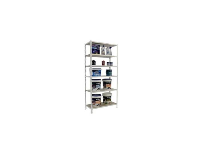 Étagère métallique - MADERCLICK - 6 niveaux - 2500 x 900 x 300 mm - Blanc - Bois