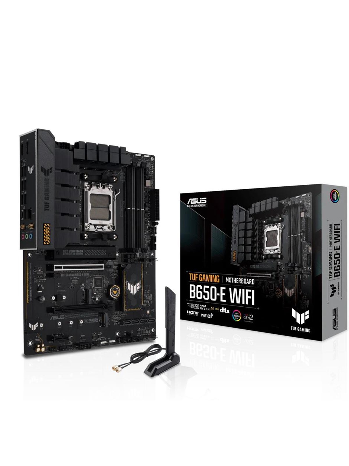 ASUS TUF GAMING B650-E WIFI Mainboard - AMD B650 - AMD AM5 - DDR5 RAM - ATX